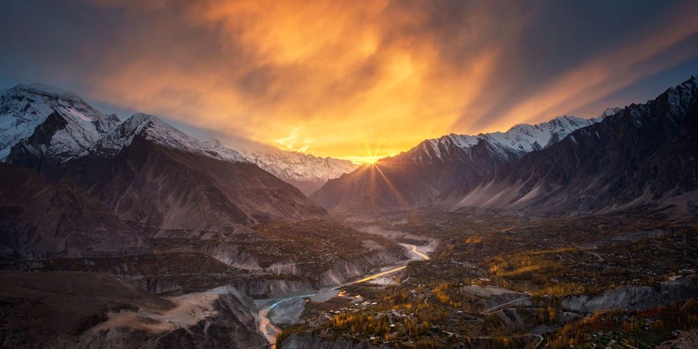 Eagle Nest Sunset Duaker Hunza Valley | Click Pakistan - Tourism Services 