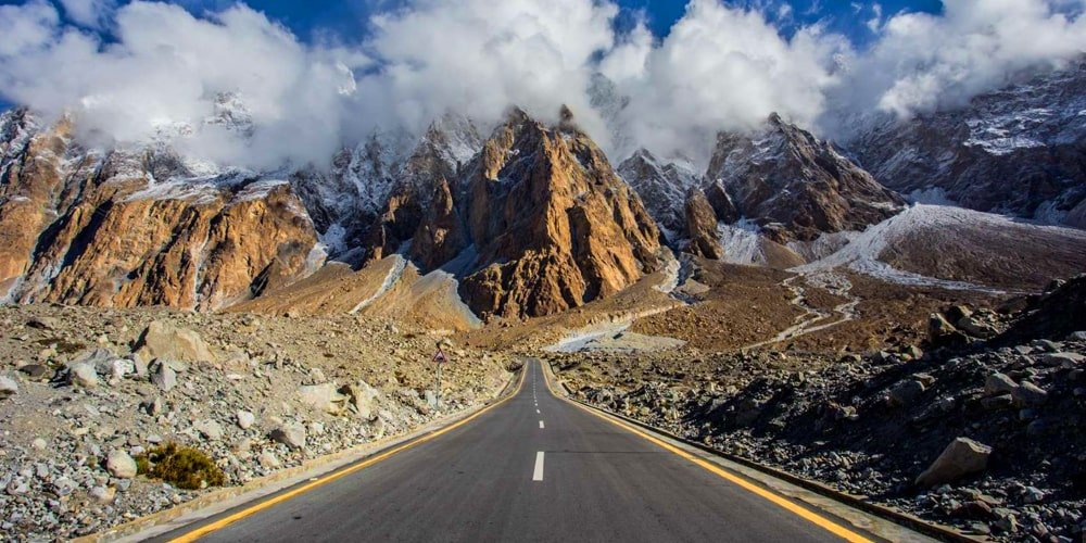 Karakorum Highway Passu cones | Click Pakistan 