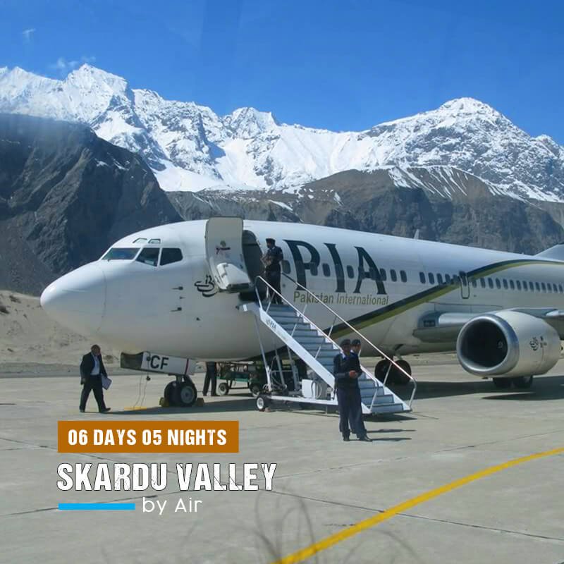 6 Days Skardu Honeymoon Tour Package by air