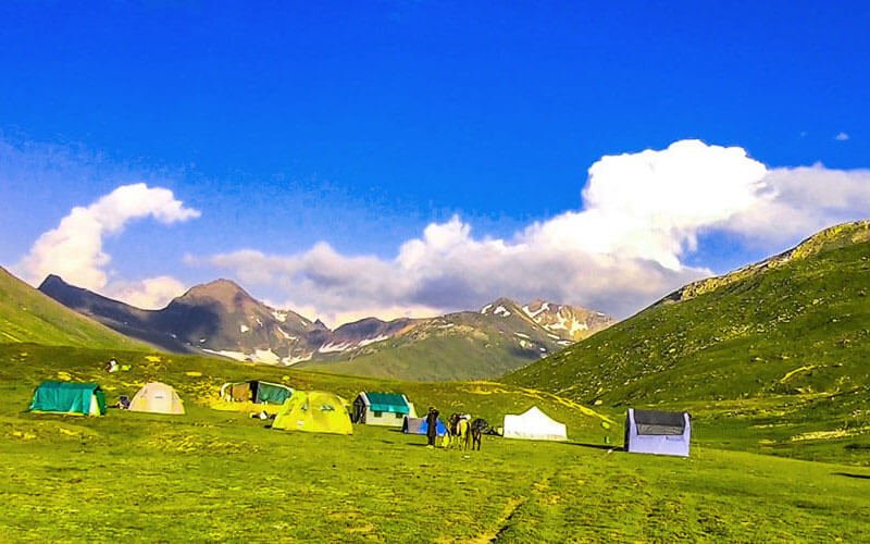 Camping at Dudipatsar Lake - Dudi Patsar Lake