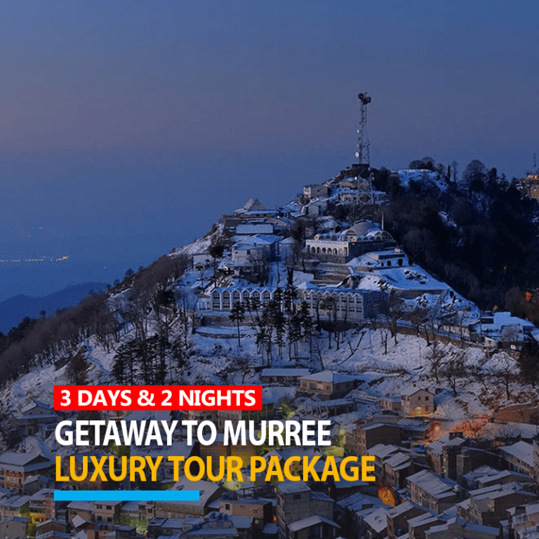 3 Days Luxury Getaway to Murree Hills Package 2024