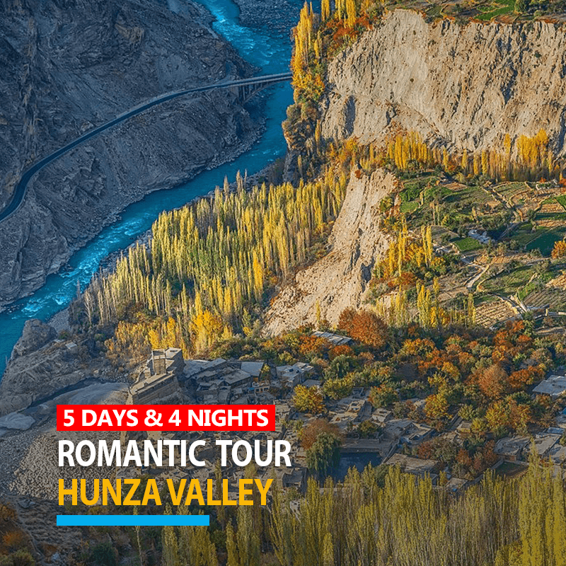 5 Days Romantic Tour By Air Family Package to Hunza 2024