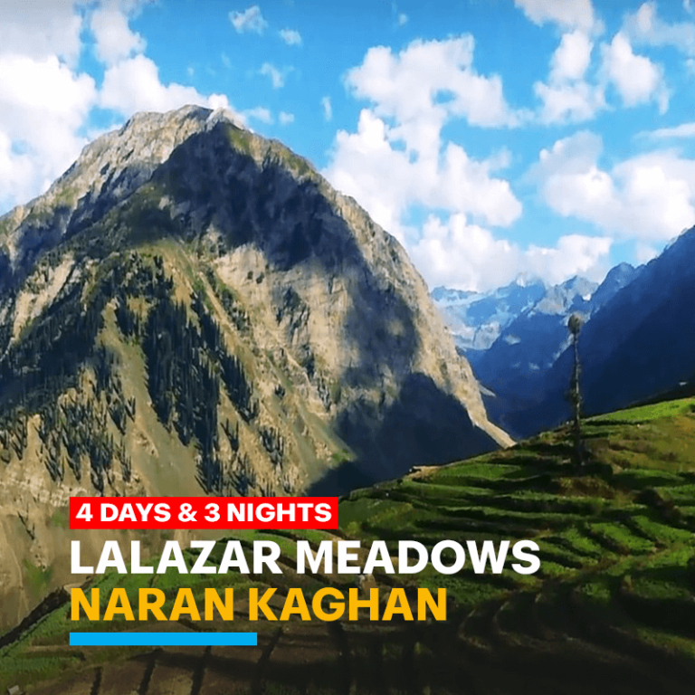 4 Days Naran Kaghan Lalazar Meadows Trip Package