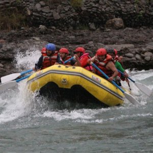 Rafting at Hunza River