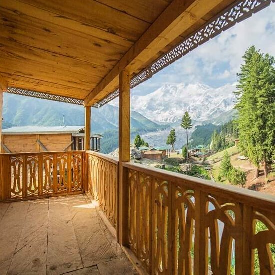 Fairy Meadows Broad View Hotel & Resort Balcony
