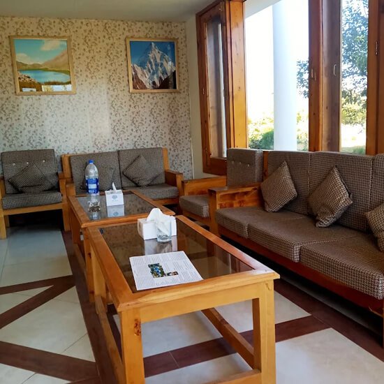 Himalaya Hotel Skardu Guest Seating