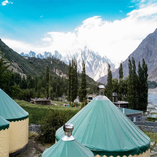 Roomy Yurts Gulmit_ Valley View