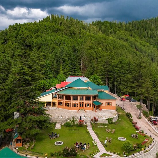 The Spruce Resorts Aerial View