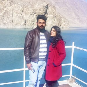 Couple Enjoy at Attabad Lake