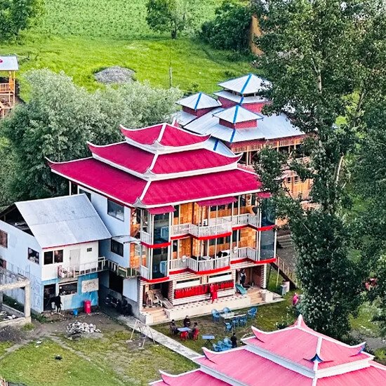 Shangreela Resort Taobat Aerial